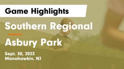 Southern Regional  vs Asbury Park  Game Highlights - Sept. 30, 2023