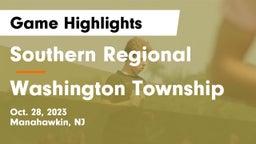 Southern Regional  vs Washington Township  Game Highlights - Oct. 28, 2023