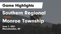 Southern Regional  vs Monroe Township  Game Highlights - June 7, 2021