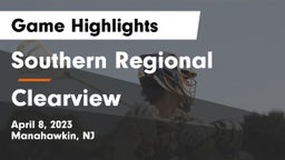 Southern Regional  vs Clearview  Game Highlights - April 8, 2023