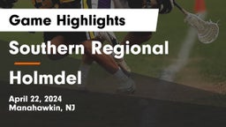 Southern Regional  vs Holmdel  Game Highlights - April 22, 2024