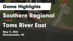 Southern Regional  vs Toms River East  Game Highlights - May 9, 2024
