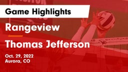 Rangeview  vs Thomas Jefferson  Game Highlights - Oct. 29, 2022