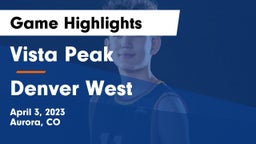 Vista Peak  vs Denver West Game Highlights - April 3, 2023