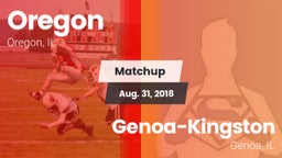 Matchup: Oregon  vs. Genoa-Kingston  2018