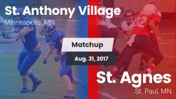 Matchup: St. Anthony Village vs. St. Agnes  2017