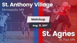 Matchup: St. Anthony Village vs. St. Agnes  2017