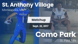 Matchup: St. Anthony Village vs. Como Park  2017