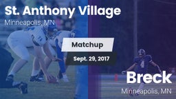 Matchup: St. Anthony Village vs. Breck  2017
