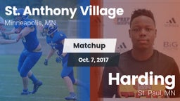 Matchup: St. Anthony Village vs. Harding  2017