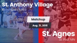 Matchup: St. Anthony Village vs. St. Agnes  2018