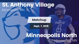 Matchup: St. Anthony Village vs. Minneapolis North  2018