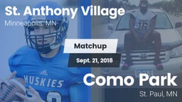 Matchup: St. Anthony Village vs. Como Park  2018