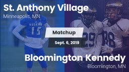 Matchup: St. Anthony Village vs. Bloomington Kennedy  2019