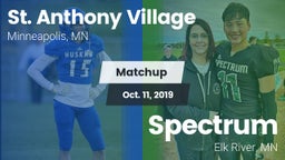 Matchup: St. Anthony Village vs. Spectrum  2019