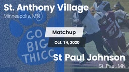 Matchup: St. Anthony Village vs. St Paul Johnson  2020