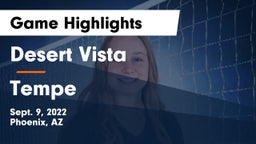 Desert Vista  vs Tempe  Game Highlights - Sept. 9, 2022