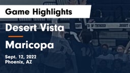Desert Vista  vs Maricopa  Game Highlights - Sept. 12, 2022
