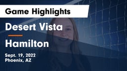 Desert Vista  vs Hamilton  Game Highlights - Sept. 19, 2022