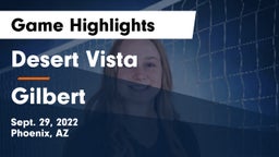 Desert Vista  vs Gilbert Game Highlights - Sept. 29, 2022