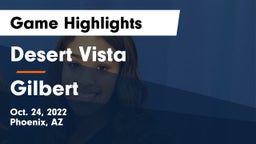 Desert Vista  vs Gilbert Game Highlights - Oct. 24, 2022