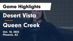 Desert Vista  vs Queen Creek  Game Highlights - Oct. 10, 2023