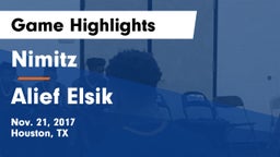 Nimitz  vs Alief Elsik  Game Highlights - Nov. 21, 2017