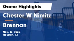 Chester W Nimitz  vs Brennan  Game Highlights - Nov. 16, 2023