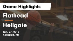 Flathead  vs Hellgate  Game Highlights - Jan. 27, 2018