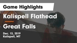Kalispell Flathead  vs Great Falls  Game Highlights - Dec. 13, 2019