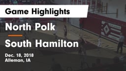 North Polk  vs South Hamilton  Game Highlights - Dec. 18, 2018