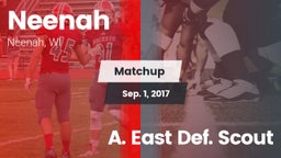 Matchup: Neenah  vs. A. East Def. Scout 2017