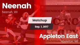 Matchup: Neenah  vs. Appleton East  2017