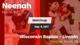 Matchup: Neenah  vs. Wisconsin Rapids - Lincoln  2017
