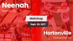Matchup: Neenah  vs. Hortonville  2017