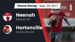 Recap: Neenah  vs. Hortonville  2017