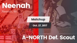 Matchup: Neenah  vs. A-NORTH Def. Scout 2017