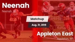 Matchup: Neenah  vs. Appleton East  2018