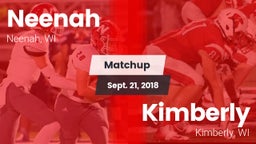 Matchup: Neenah  vs. Kimberly  2018