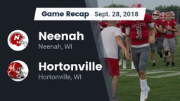 Recap: Neenah  vs. Hortonville  2018