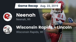 Recap: Neenah  vs. Wisconsin Rapids - Lincoln  2019