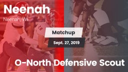 Matchup: Neenah  vs. O-North Defensive Scout 2019