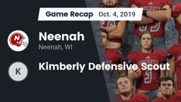Recap: Neenah  vs. Kimberly Defensive Scout 2019