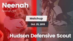 Matchup: Neenah  vs. Hudson Defensive Scout 2019