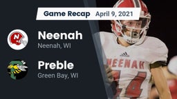 Recap: Neenah  vs. Preble  2021