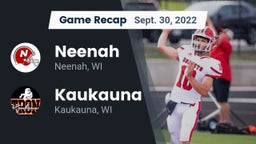 Recap: Neenah  vs. Kaukauna  2022