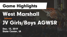 West Marshall  vs JV Girls/Boys AGWSR Game Highlights - Dec. 13, 2019