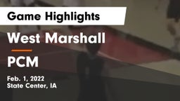 West Marshall  vs PCM  Game Highlights - Feb. 1, 2022