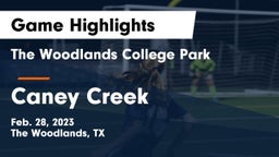 The Woodlands College Park  vs Caney Creek  Game Highlights - Feb. 28, 2023