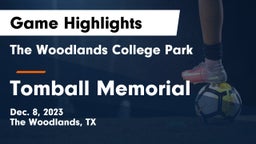 The Woodlands College Park  vs Tomball Memorial  Game Highlights - Dec. 8, 2023